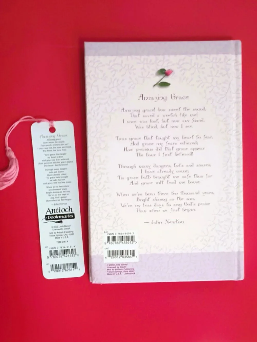 Amazing Grace Journal and Bookmark 2002 with Inspirational Bible Verses
